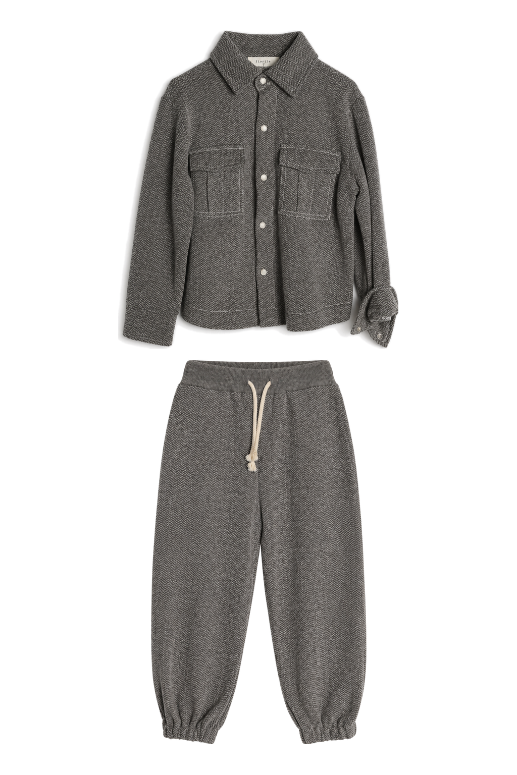 Completo Camicia Felpa+ Pantalone in felpa 1127/1128