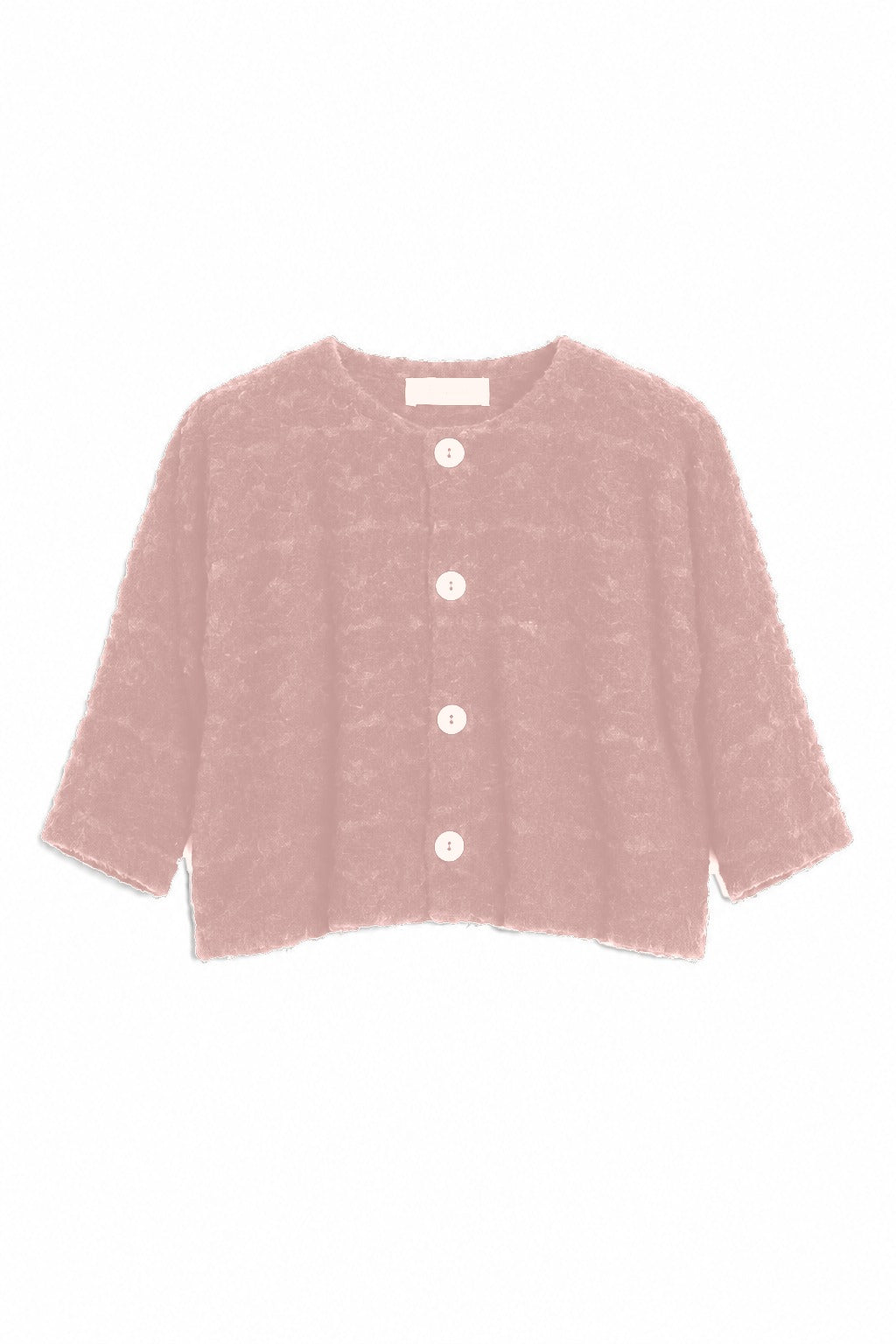 1742 Cardigan Pizzo Cameo Rose