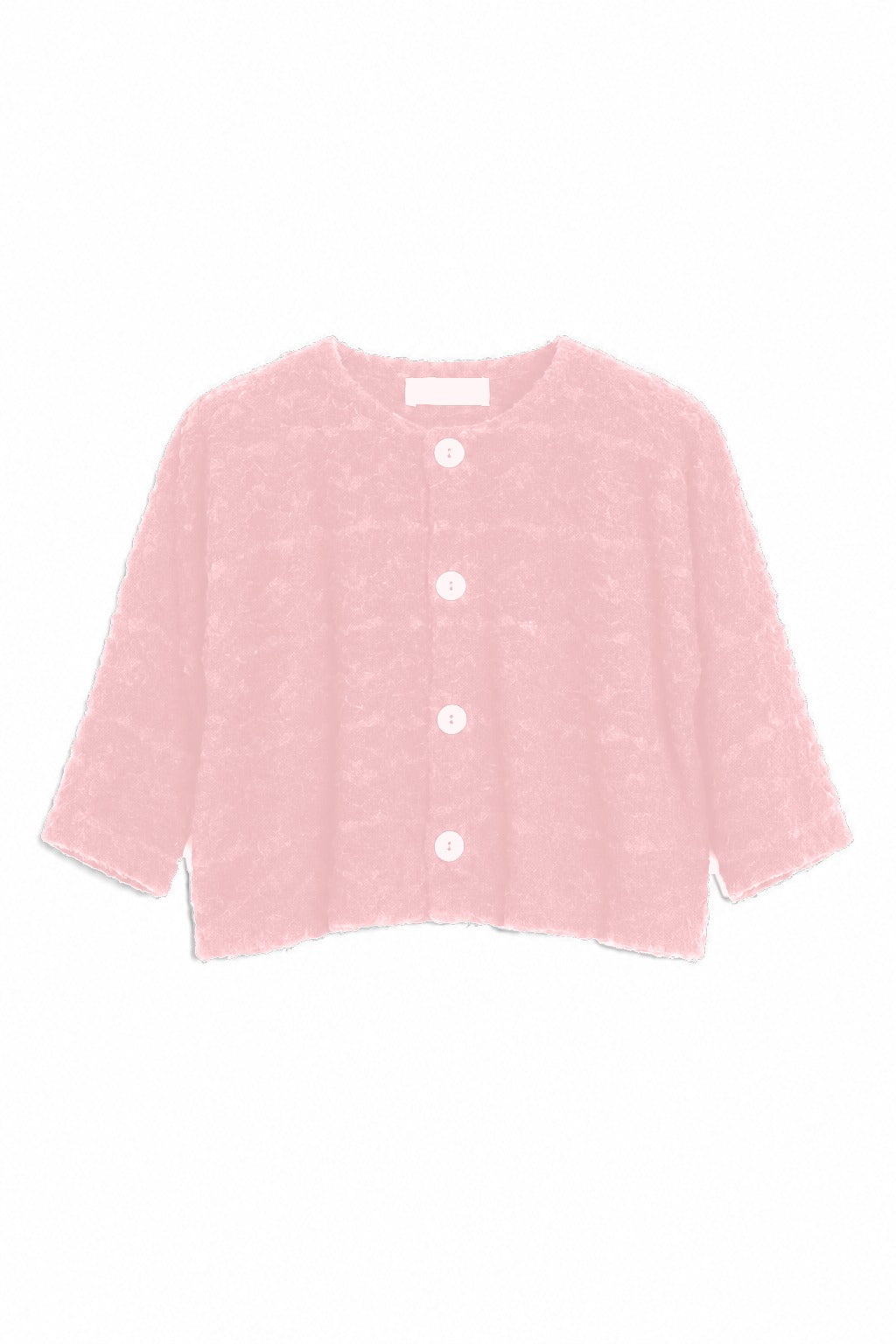1742 Cardigan Pizzo Pink Milkshake