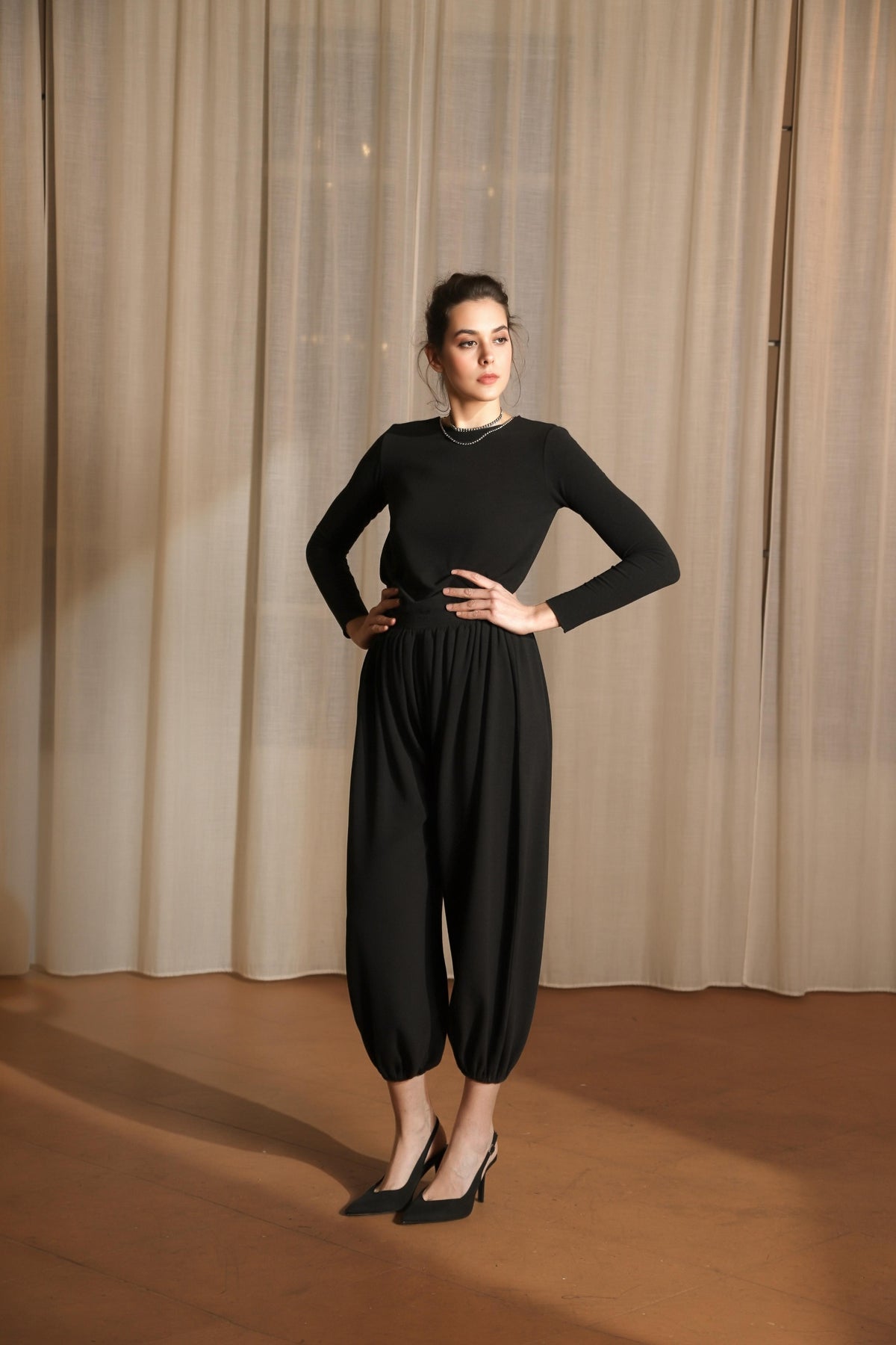 Pantalone “Jasmine” in jersey mano calda 2320