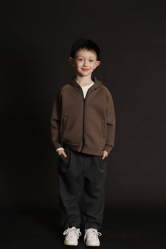 Hoodie zippato  1640