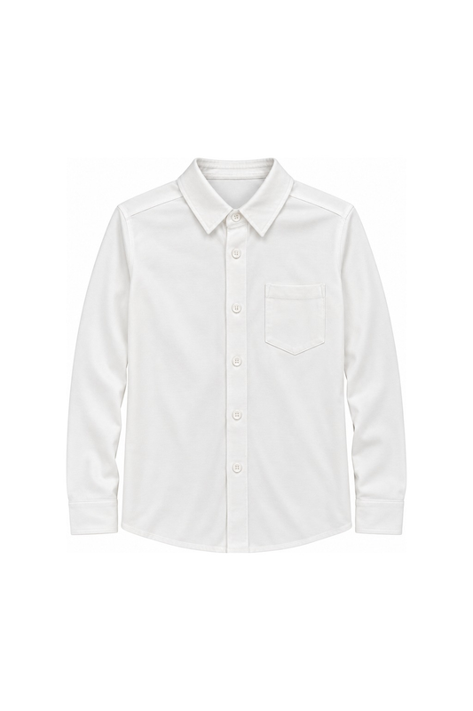 1619 Camicia in jersey elasticizzato