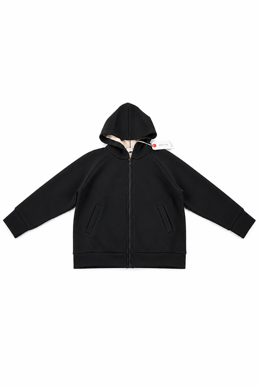 Felpa con zip e cappuccio 1640