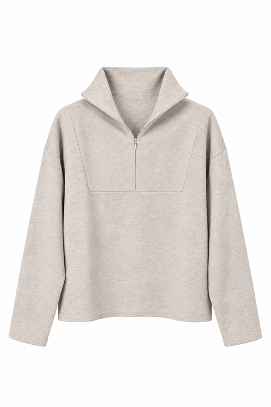 Polo Zip  “Zendaya” in jersey mano calda 2325