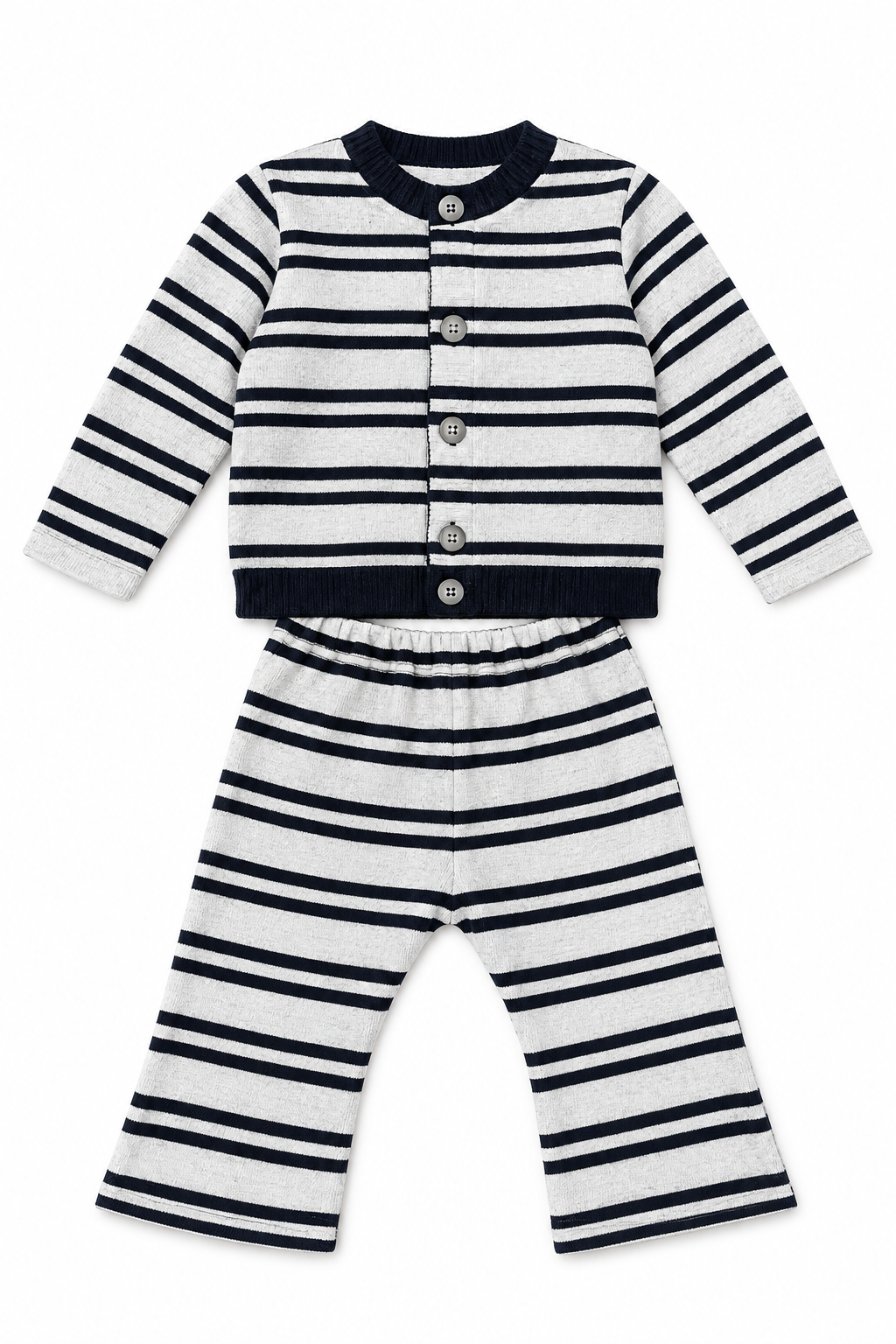 Completo caldo cotone Cardigan + Pantalone 1239/1238
